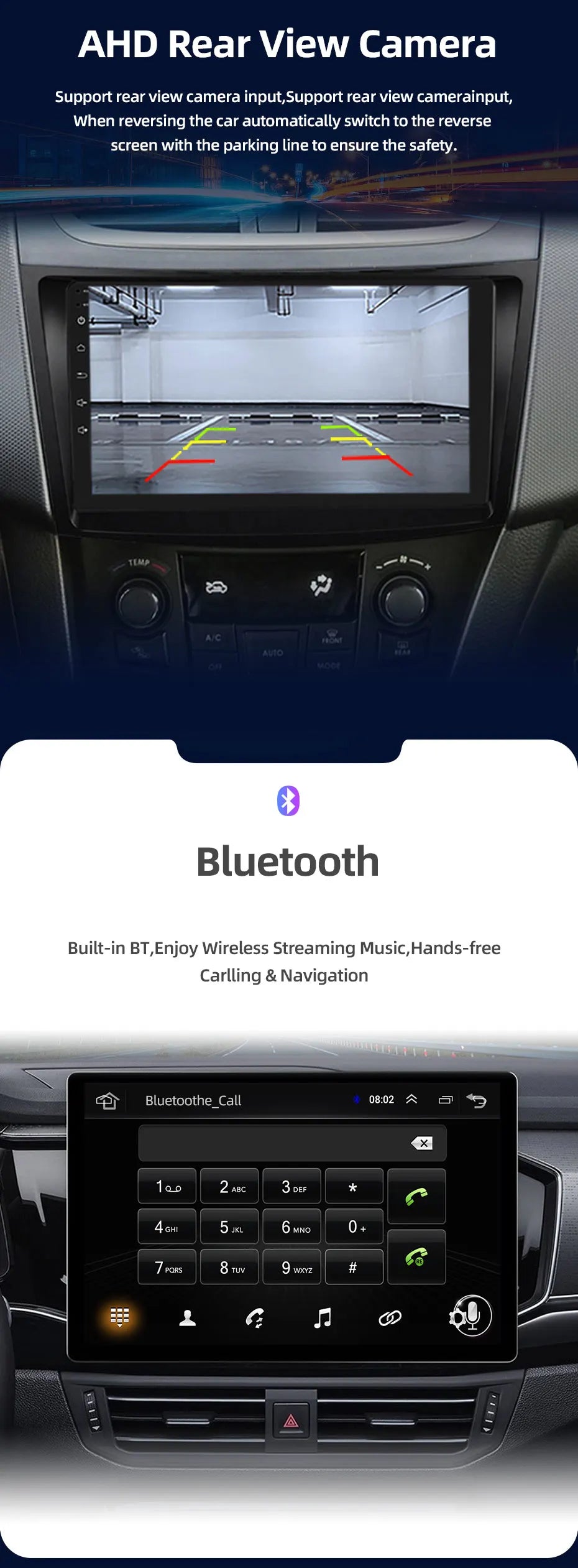 JUNDOF 9" CarPlay 2DIN Android Auto Car Radio Stereo For Suzuki Swift 2011 2012 2013 2014 2015 2016GPS Multimedia Video Player