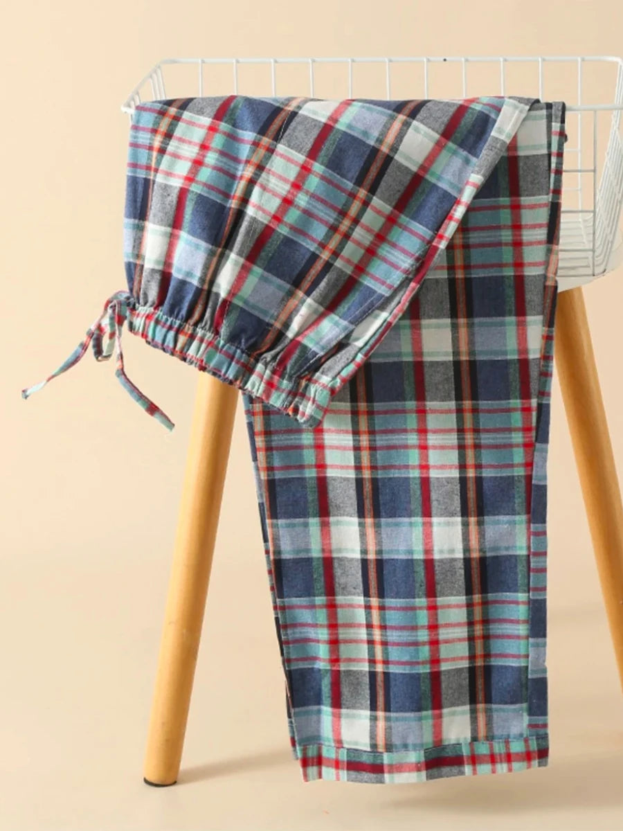 Spring, Autumn and Winter Men's Single-Piece Pajama Pants, Thickeneded Pants, Plus Fat, Large Size, Casual, Can Be Worn Outside, Fashionable Home Pants
