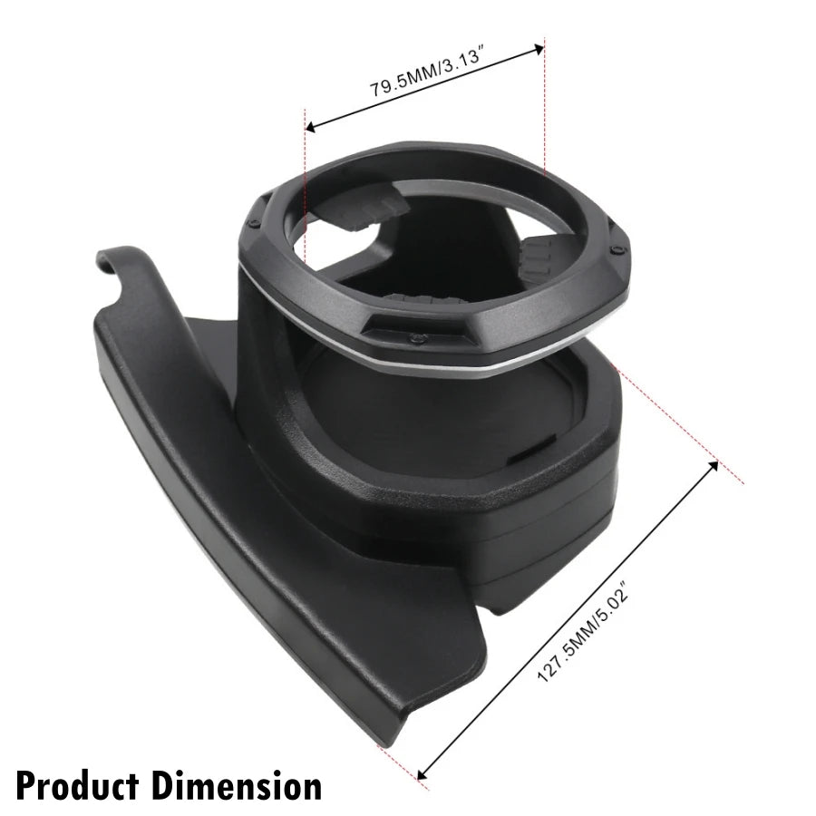 For Jeep Wrangler JL JLU 4XE 2018-2025 Gladiator JT ABS Door Cup Holder Left & Right Side Cup Holder Accessories