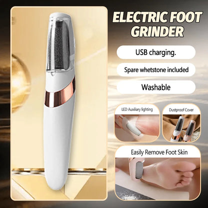 Electric Foot Heel Callus Remover Feet Dead Skin Removal Skin Care Tool Portable Pedicure Rasp  Electric foot grinder