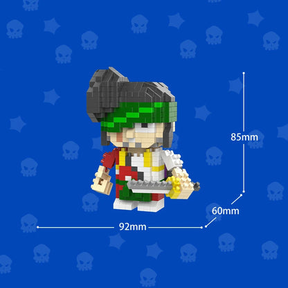 Mini Anime Brawl Stars Figures Pack Fashion Original Decorations Cartoon Heroes Model Dolls Boys Christmas Gifts Collectible