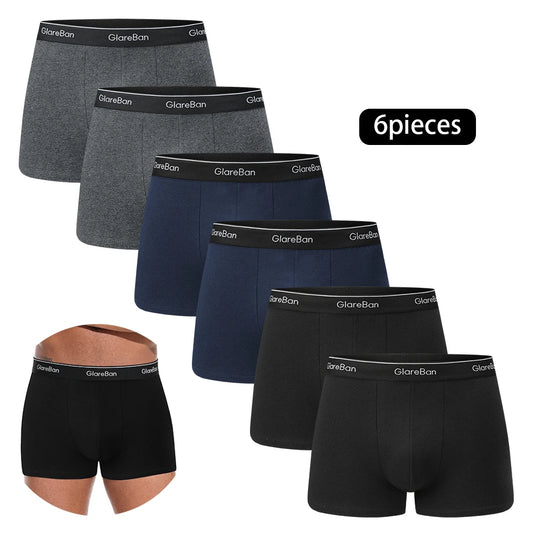 6pcs Pack Cotton Boxer Men Underwear Male Brand Panties And Underpants For Homme Luxury Set Shorts Box Slips Brand Briefs