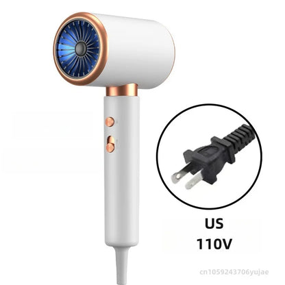 2400W High-Power 15 Second Fast Drying Negative Ion Constant Temperature Hot And Cold Air High-Speed Hair Dryer EU/US/UK Plug