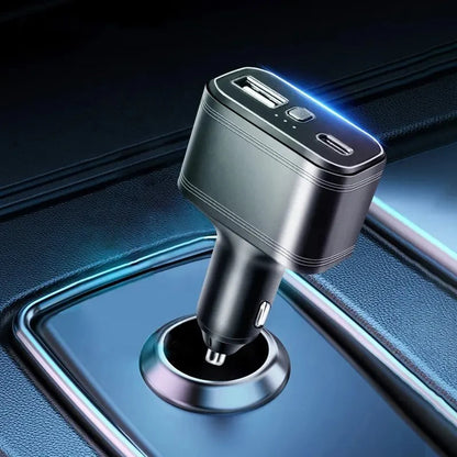 4G Car Tracker Mini GPS Tracker 4G Car Charger Type-C Smart GPS Locator Multi-Alarms Free Web&APP Tracking Device