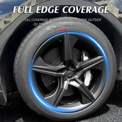 4PCS Hub Cap For Tesla New Model Y Juniper 19 Inch Juniper Tire Performance Replacement Crossflow Full Wheel Cover Rims 20252026
