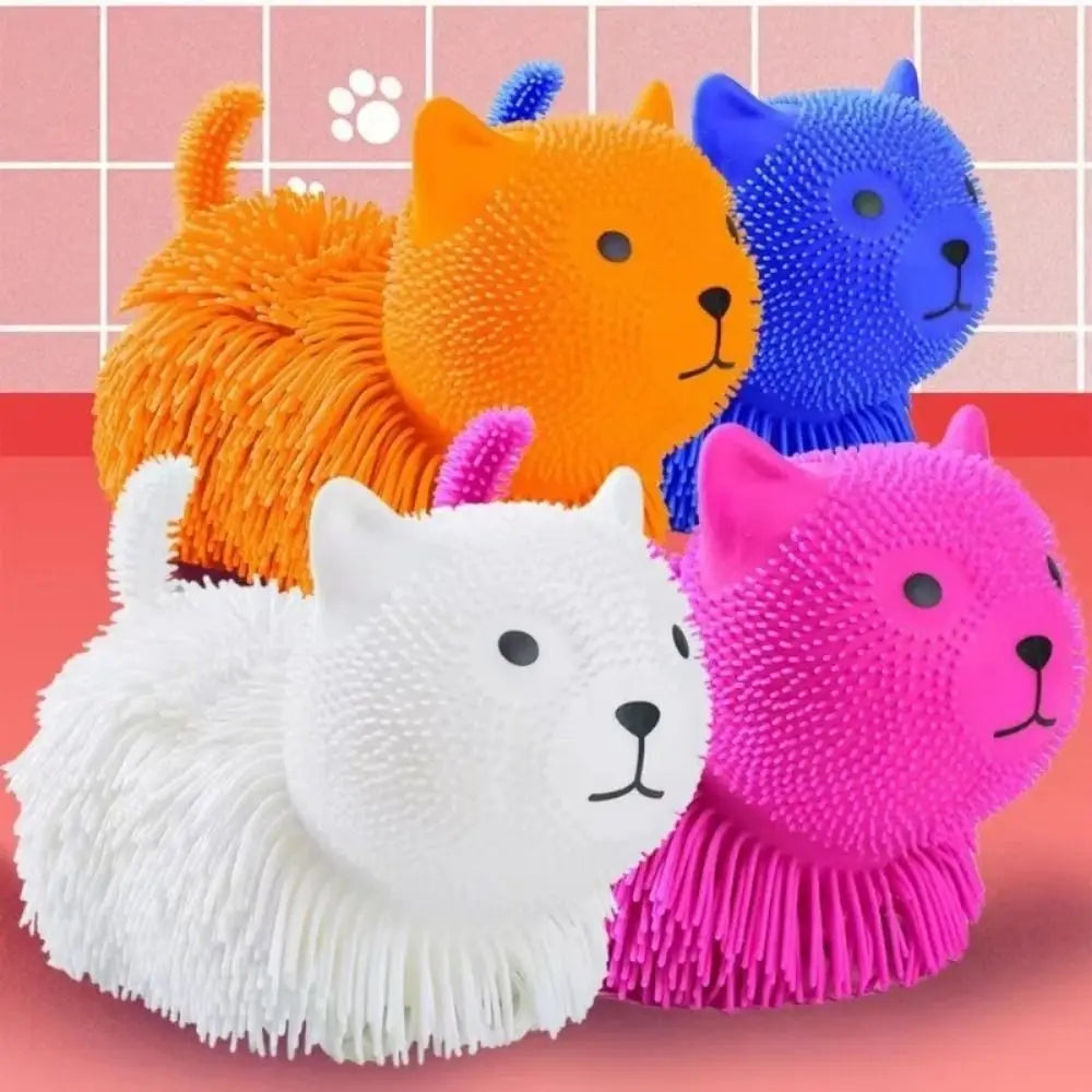 Fluffy Rabbit Fluffy Dog Fluffy Cat Stress Relief Toys Gifts Squeeze Toys Big Size Cartoon Toys for Kids