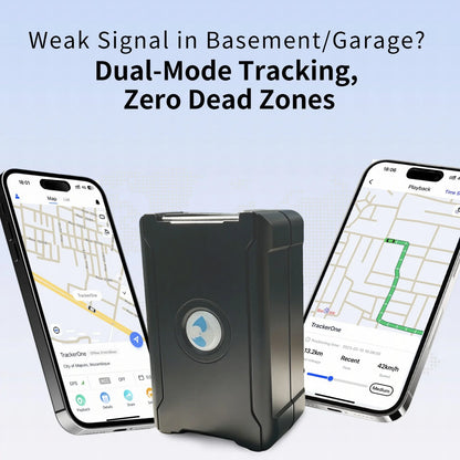 GPS Tracker for Vehicles Real-Time 4G＋2G & Car Tracking Device with App Worldwide Coverage iOS & Android Subscription Required