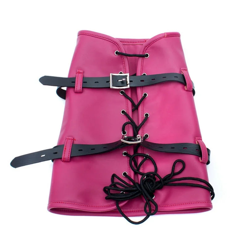 Soft PU Leather Handcuffs Bracelet Wrist Cuffs Adjustable Calf Restraint Strap Detachable for Role Play Cosplay Adult Sex Toys