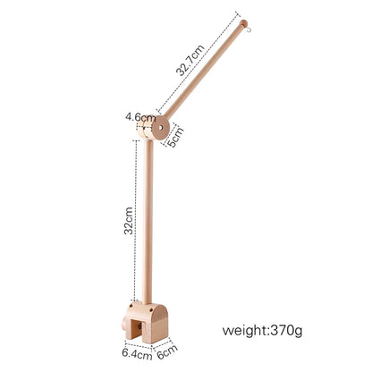 Baby Wooden Gym Frame Rattle Toys Baby Room Decor Newborn Hanging Sensory Toys Foldable Play Gym Frame Kid Holder Bracket Gift