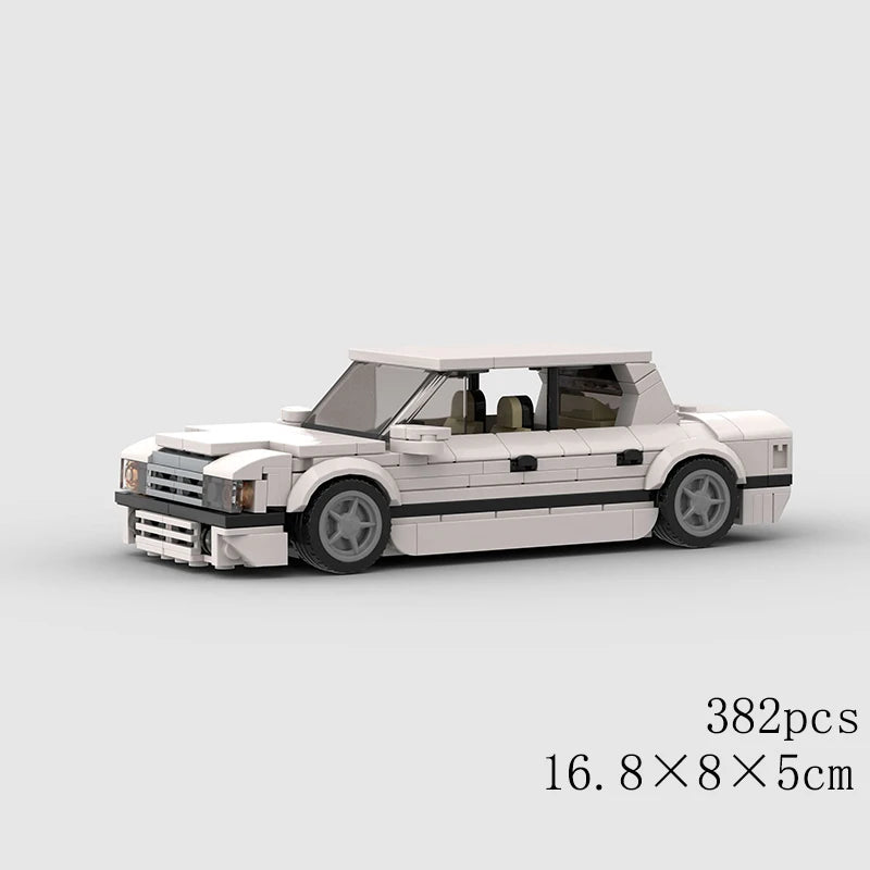 Classical Car Speed MOC SUV Racing Police Model Building Bricks Roadster Vehicle City Super Race Blocks Technical Christmas gift