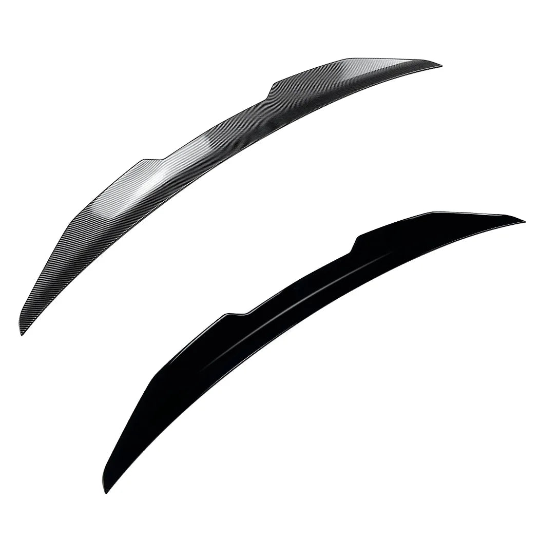 PSM Style For Audi A4 S4 B8 2009-2016 Car Rear Tail Trunk Roof Spoiler Body Kits Tail Wings Gloss Black / Carbon Fiber Look
