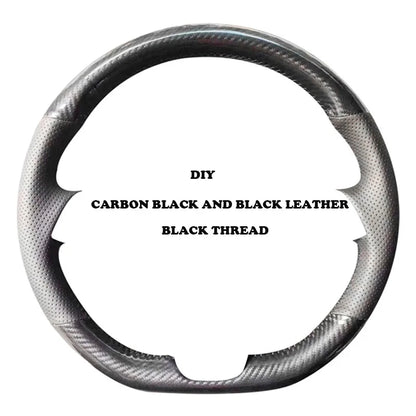 Custom Style Soft Suede Hand Stitched Non-slip Car Steering Wheel Cover for Nissan 200SX S15 Skyline GT-R R34 Car Accessory