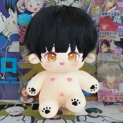 20cm Anime Football Game Blue Prison Baby Plushie Dolls Toys Idol Changeable Clothes Cospslay Cartoon Doll  Fans Collection Gift