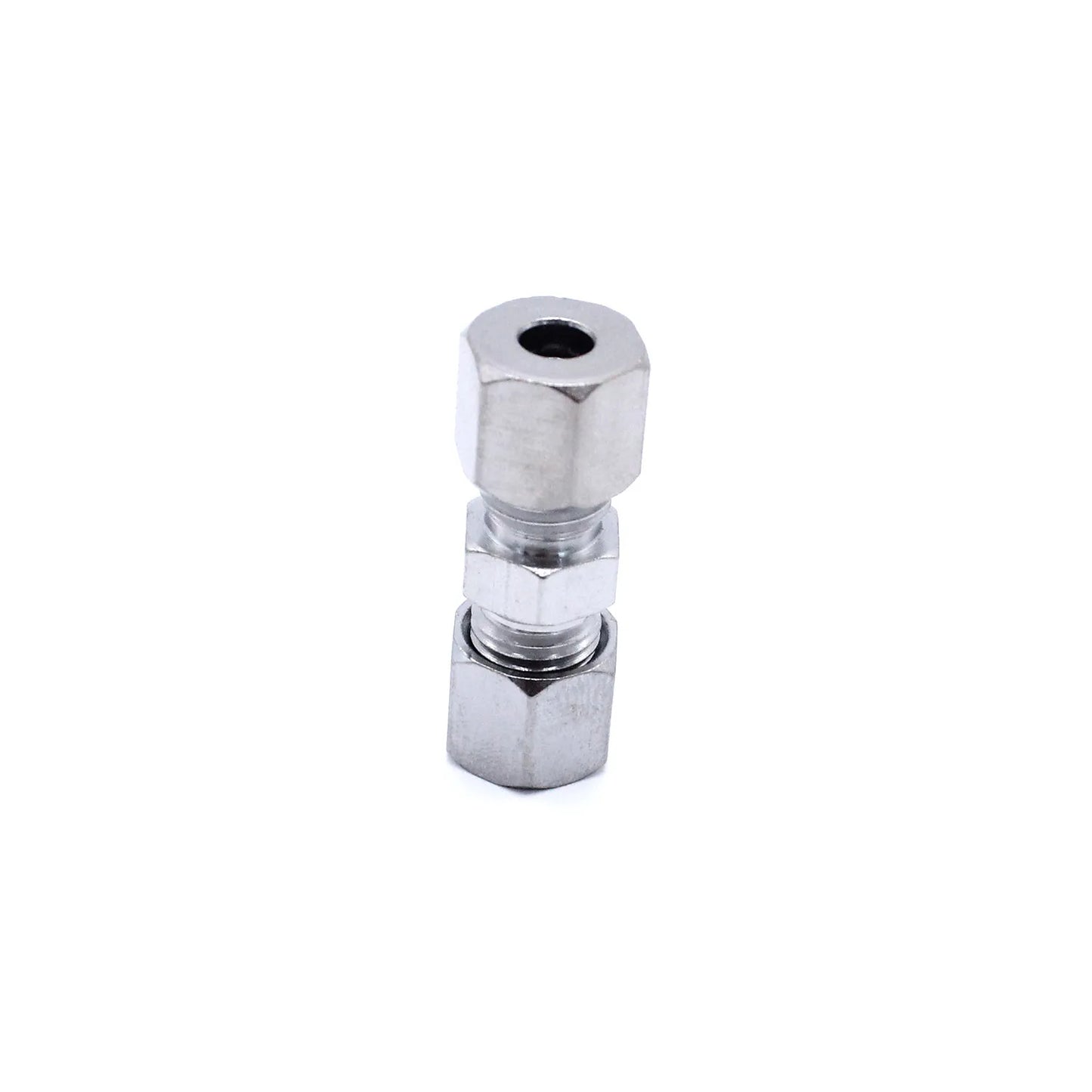 10pcs Brake Line Union Fittings Straight Reducer Compression Kits Connector 3/16" OD Hydraulic Brake Lines Pipe Car Parts