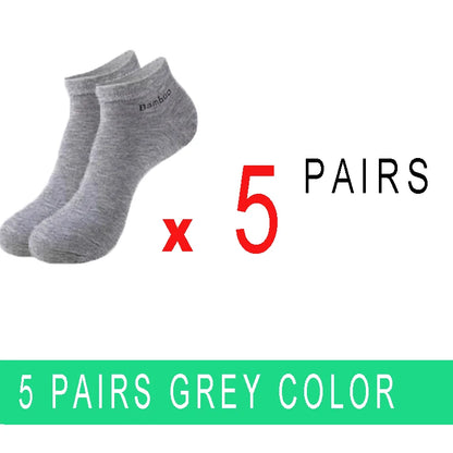 5/10/15/20 Pairs Bamboo Fiber Ankle Socks Men‘s And Women Soft and breathable Boat Socks Men Gifts Spring Summer Short Socks