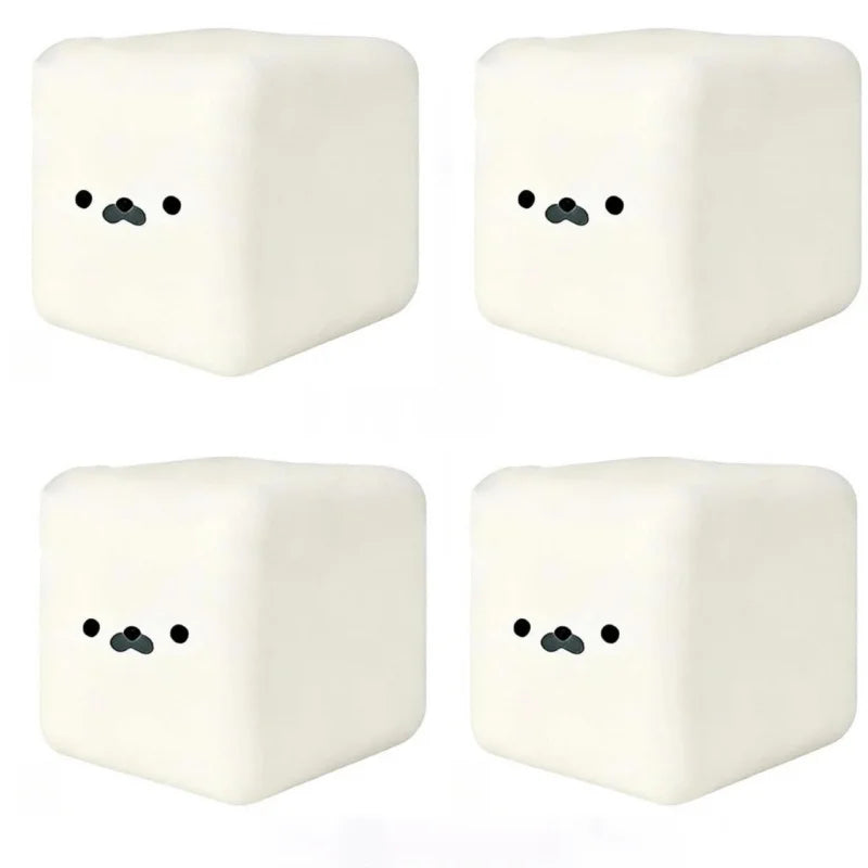 New Squishy Tofu Stress Balls Autism Sensory Toys Stress & Anxiety Relief Fidget Toys Dough Water Ball Gifts Bulk for Adults