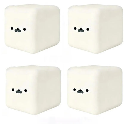 New Squishy Tofu Stress Balls Autism Sensory Toys Stress & Anxiety Relief Fidget Toys Dough Water Ball Gifts Bulk for Adults
