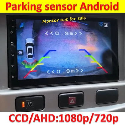 Universal Parking Sensor for Car Android Navigatio System with Beeper Alert AHD CCD Dual Mode Reverse Radar System for Car