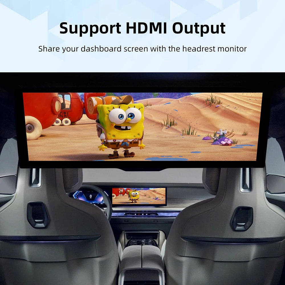 8GB+128GB Android 13 CarPlay Ai Box Ambient Light LED Dual WiFi HDMI 4G SIM Card 8-Cores Smart Car Multimedia Box USB Adapter