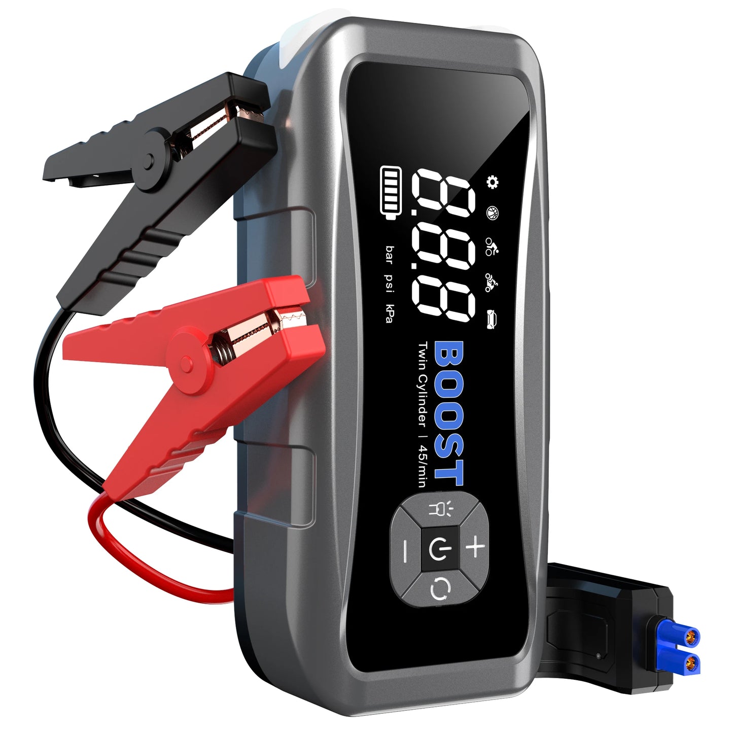 20000mAh Car Jump Starter Air Pump 12V  Professional Auto Booster Gas&Diesel Battery Starter 4000A Portable Splitter Battery