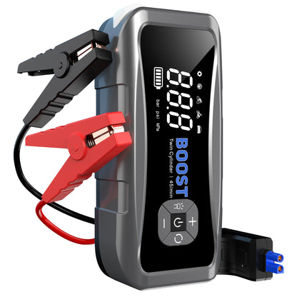 20000mAh Car Jump Starter Air Pump 12V  Professional Auto Booster Gas&Diesel Battery Starter 4000A Portable Splitter Battery