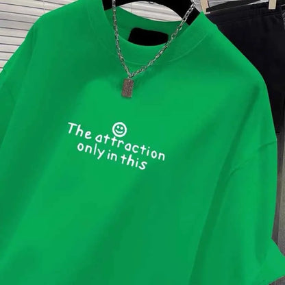 2025 European Style New Pure Cotton Short Sleeve Tshirt Women Clothing Fashion Loose Letter Print Top Office Lady Casual Y2k Tee