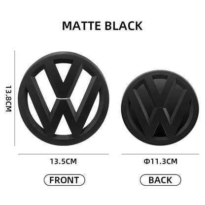 Car Front Hood Emblem Bonnet Badge Rear Trunk Badge For  VW Golf 7 (2014 - 2017) -Emblem