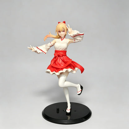 20cm My Dress-Up Darling Figure Shrine Maiden Detective Outfit Anime Girl Figurine PVC Model Doll Desktop Decor Gift