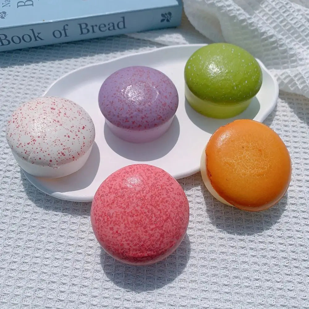 Simulation Bread Toast Squishy Toys Donuts Slow Rising Rebound Squeeze Toy Anti Stress Relief Toys for Kids Adults Desktop Decor