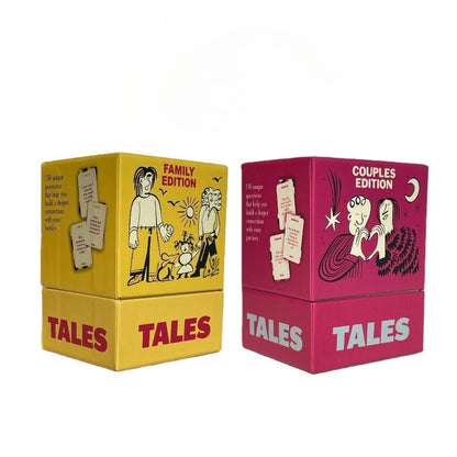 TALES Communication Question-and-answer Card Couples Dating Family Gathering Chatting Interactive Board Game Card.