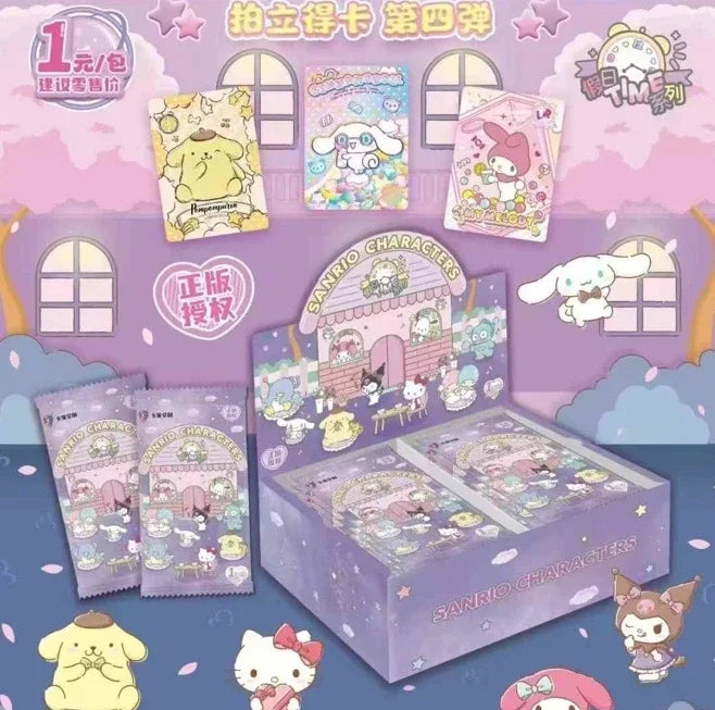 Genuine Sanrio Family Shining Dream Journey Series Limited Edition Collectible Cards Peripheral Children Holiday Toys Gifts
