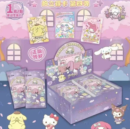 Genuine Sanrio Family Shining Dream Journey Series Limited Edition Collectible Cards Peripheral Children Holiday Toys Gifts