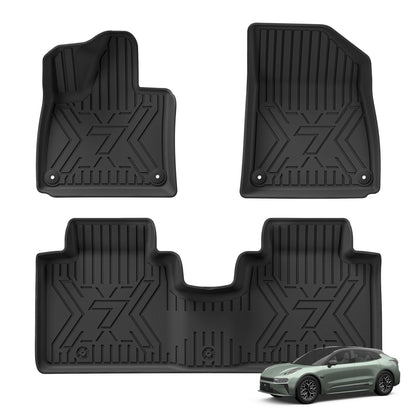 Left /Right Drive for Zeekr 7X 2024-2026 Car Floor Mats Cargo Backrest Liner Trunk Pad TPE 3D Foot Mat All Weather Accessories