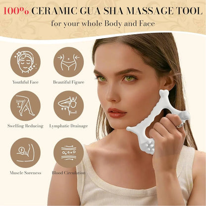Facial GuaSha Massage Board Body Skin Care Relaxation Scraper Body Relaxation Guasha Board Face Maintenance Lift Muscle Relief