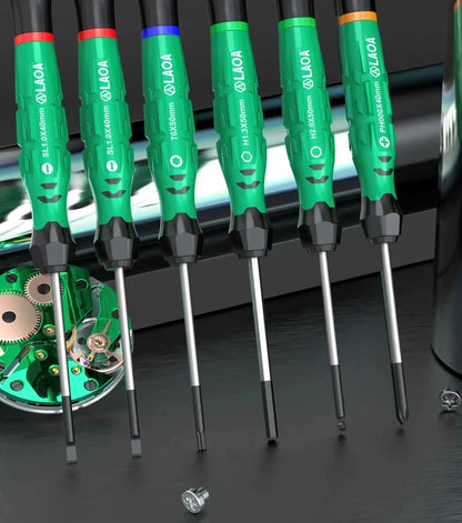 LAOA 1pcs precision screwdriver SL1.0-4.0 screwdriver phillips mini screwdriver phillips screwdriver plum blossom T5-T20