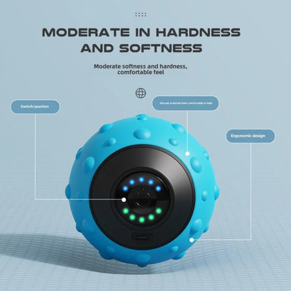 New Vibrating Massage Ball Electric Fascia Ball for Foot and Back Muscle Relaxation Massager Fitness Equipment for Home Gym