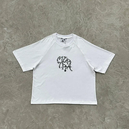 Fashion Brand Mertra Printed T-shirt Summer Women Casual Short Sleeves Streetwear T Shirt High-quality Cotton Tshirts Tops