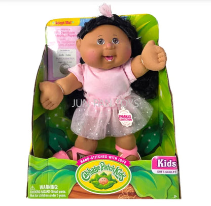 Original Cabbage Patch Kids 14 in Soft Body Baby Doll Scent Sparkle Princess Gymnast Baker Collectible Girls Toys Birthday Gifts