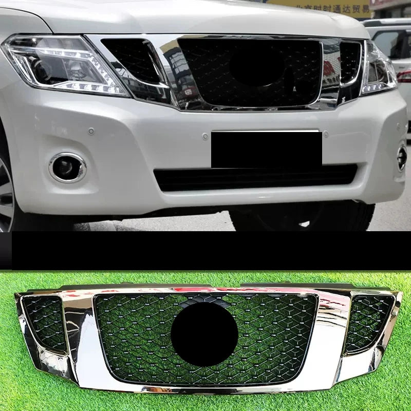 Grill Mask Grid Radiator Grille assembly For Nissan patrol Y62 modified Auto Accessories