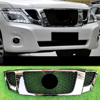 Grill Mask Grid Radiator Grille assembly For Nissan patrol Y62 modified Auto Accessories