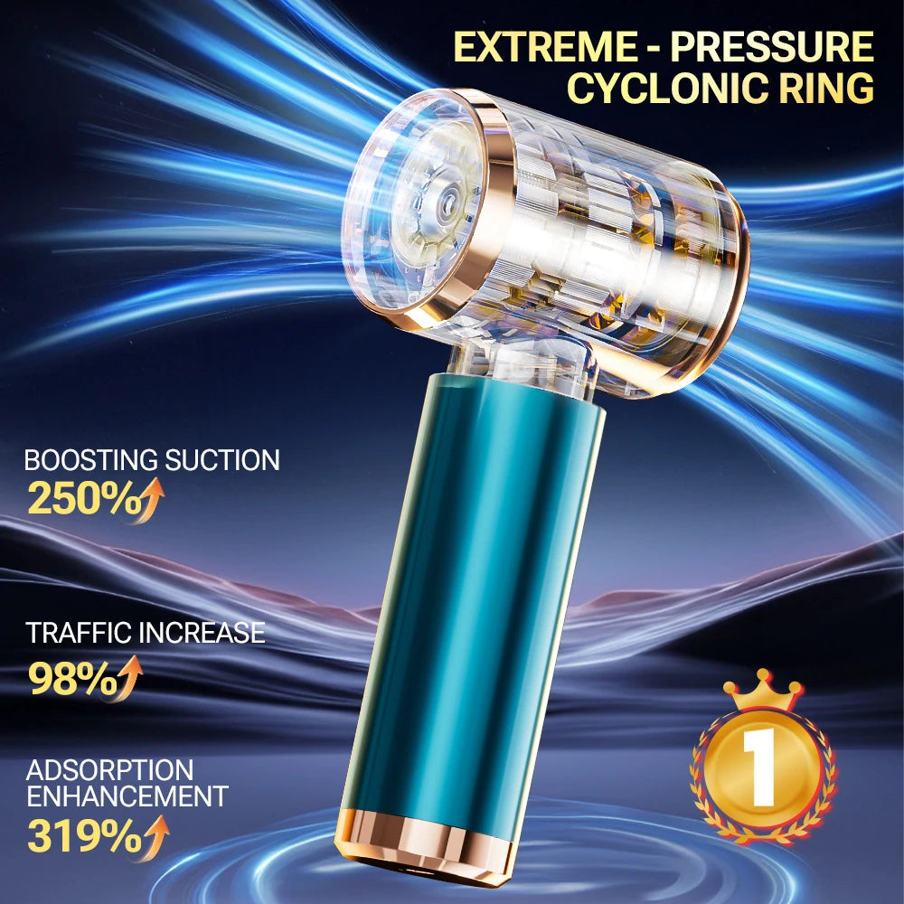 SZUK Mini Car Vacuum Cleaner 165000Pa Powerful Vacuum Cleaner Strong Suction Handheld Portable Wireless Vacuum Cleaner for Car