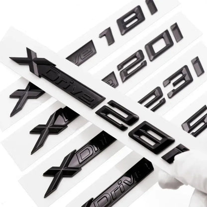 3D ABS Car Fender Rear Trunk Decal XDrive 18i 20i 23i 25i 28i 30i 35i 40i 45i 48i 50i 55i Emblem Badge For BMW X3 X5 X6 Sticker