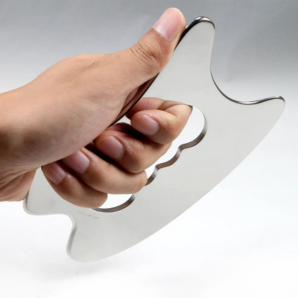 1 PCS Stainless Steel Gua Sha Scraping Massage Tool IASTM Tools Great Soft Tissue Mobilization Tool for Back, Leg, Arm, Shoulder