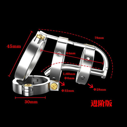 Metal Removable with thorns Chastity Cage BDSM Male Chastity Device Cock Cage Penis Ring Belt 3 Ring sizes Adult Sex Toys 18+