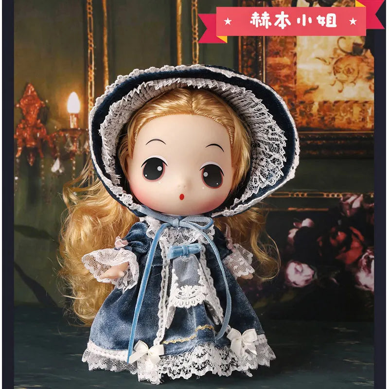 Genuine Ddung Dress Up Doll Collection 18cm Cute Joint Doll Fashion Toys Collect Model Ornament Girl'S Birthday New Year Gift