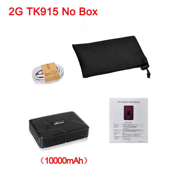 10000mAh 2G 4G TKSTAR Tracker GPS Locator Magnet Waterproof IP65 GPS Car Tracker Long Standbt time LIFETIME FREE APP  PK TK905