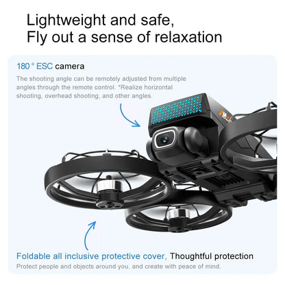 New Drones M8 GPS 8K HD Dual Cameras 360° FPV 5G WIFI Brushless Motor Obstacle Avoidance Foldable Quadcopter for Aerial Boy Toys
