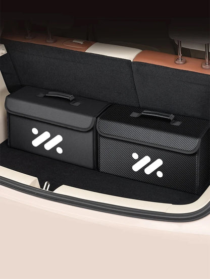 Car Trunk Storage Box Organizer Stowing Tidying Container Bag For IM LS7 L7 L6 LS6 IM6 IM5 LS9 2025 Leather Storage Accessories