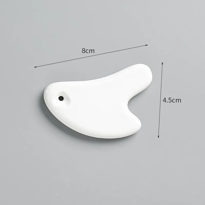 1pcs New Gua Sha Tool Face Massagers Ceramic Gua Sha Scraper Board For Face Lift Slimmer Skin Tightening Facial SPA Massage Tool