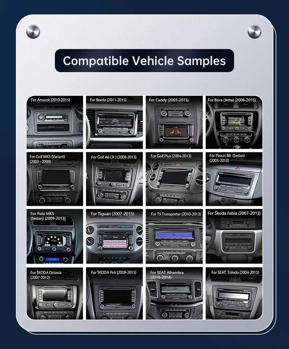 Road Top 7" HD Car Radio Wireless CarPlay Android Auto Stereo Audio For Volkswagen/Seat/Skoda/Passat/Golf/Polo Player